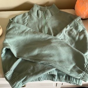 RSQ crop 1/4 zip sweater